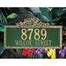 Whitehall Products Ivy 2-Line Lawn Address Sign Metal | 29.75 H x 23.5 W x 1 D in | Wayfair 2106PS