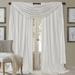 House of Hampton® Danielly Solid Semi-Sheer Rod Pocket Curtain Panels Polyester in White | 108 H in | Wayfair 2B806B9556024DC3959F36B10BD1B411