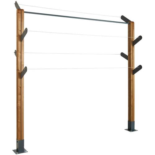 Wäscheleine kaktus max. 180 cm - bois