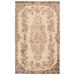 ECARPETGALLERY Hand-knotted Antalya Vintage Cream Wool Rug - 5'8 x 9'6