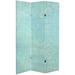 Handmade 6' Double Sided Voice of the Sky Canvas Room Divider
