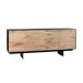 Aurelle Home Ida Modern Solid Wood Sideboard - 30" x 82" x 31" - 30" x 82" x 31"