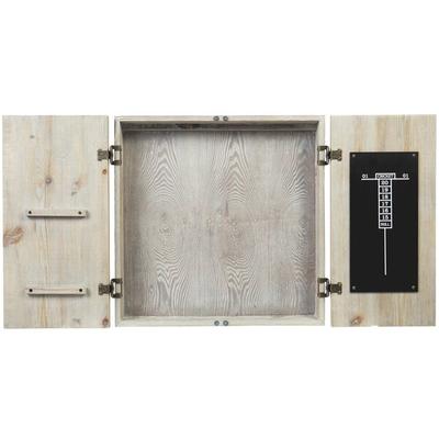 American Legend 24" x 4" x 24" Barnwood Dartboard Cabinet AL6000W