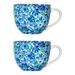 Lilly Pulitzer Kitchen | Lilly Pulitzer Ceramic Mugs (Set Of 2) | Color: Blue/White | Size: 12 Oz