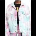 Levi's Jackets & Coats | Levi's Pride Tie Dye Use Your Voice Denim Jacket | Color: Pink/White | Size: Xl