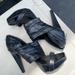 Jessica Simpson Shoes | Jessica Simpson Open Toe Heels Size 9.5 | Color: Black | Size: 9.5