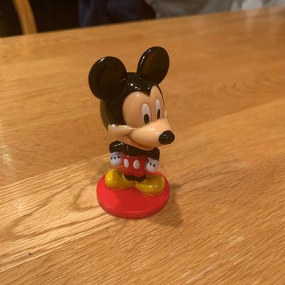 Disney Toys | 4/$10 Mickey Mouse Figurine | Color: Black/Red | Size: Osb