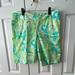 Lilly Pulitzer Shorts | Lilly Pulitzer Chipper Shorts Sz 6 | Color: Blue/Green | Size: 6