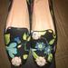 J. Crew Shoes | Nib J.Crew Smoking Slippers Liberty Floral | Color: Black/Blue | Size: 7