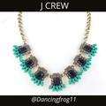 J. Crew Jewelry | J. Crew Statement Necklace Blue And Green Stones | Color: Blue/Green | Size: Os