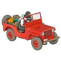 Tintin The Red Willys Jeep 1/24th Scale Model Car