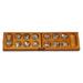 GSE Games & Sports Expert Folding Mancala Board Game Wood/Glass in Brown | 0.75 H x 5.5 W x 17.5 D in | Wayfair BG-2101