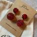 J. Crew Jewelry | J Crew Nwt/Bag Disco Ball Earrings | Color: Red | Size: Os