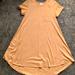 Lularoe Dresses | Lularoe Carly High-Low Swing Dress, Xs, Orange | Color: Orange | Size: Xs