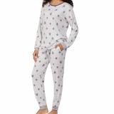 Disney Intimates & Sleepwear | Disney Mickey Mouse Cozy Lounge Sleepwear Pj Set | Color: Gray | Size: Various