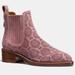 Coach Shoes | Coach Bowery Chelsea Boot With Cut Out Tea Rose | Color: Pink | Size: 6