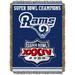 Rams Commemorative Series Throw by NFL in Multi