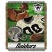 Raiders Vintage Throw by NFL in Multi