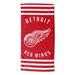 Red Wings Stripes Beach Towel by NHL in Multi