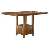Signature Design by Ashley Extendable Counter Height Extendable Dining Set Wood/Upholstered in Brown | 36 H in | Wayfair PKG002063