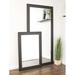 Lark Manor™ Canonero Classic Black & White Wall Mirror, Glass in Gray/Black | 55 H x 21.5 W x 0.75 D in | Wayfair 2F90654204A44C67AF5C03EE92A82B45