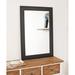 Lark Manor™ Canonero Classic Black & White Wall Mirror, Glass in Black/Brown | 38 H x 25.5 W x 0.75 D in | Wayfair AE5E998158954A0EBB77BA7D14932B83