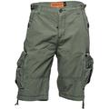 West Coast Choppers Caine Ripstop Cargo Shorts, green, Size L 52