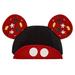 Disney Accessories | Mickey Mouse Hat Nwt | Color: Black/Red | Size: Osbb