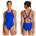 Adidas Swim | Adidas Solid V-Back Infinitex 1piece Swimsuit Blue | Color: Blue | Size: 24m