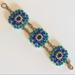 J. Crew Jewelry | J Crew | Dazzling Statement Bracelet | Color: Blue/Green | Size: Os