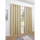 John Aird Mayfair Square Dot Design Faux Silk Fully Lined Eyelet Curtains (Cream, 90" Wide x 108" Drop)