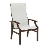 Tropitone Marconi Patio Dining Armchair Sling | 43.5 H x 25.5 W x 27.5 D in | Wayfair 452001_GRE_Bogota