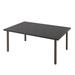 Tropitone Matrix Dining Table Stone/Concrete/Metal in Gray/White/Brown | 28 H x 64 W x 36 D in | Outdoor Dining | Wayfair 442071U-28_MOC_RCA