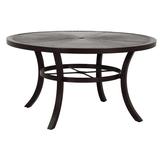 Tropitone Linea Cast Aluminum Dining Table Metal in Brown | 28.5 H x 54 W x 54 D in | Outdoor Dining | Wayfair 262054U-28_GRE