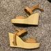 J. Crew Shoes | J Crew Wedge Sandals 8 | Color: Tan | Size: 8