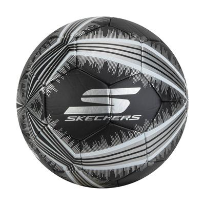 Skechers Hex Metallic Mini Stripe Size 5 Soccer Ball | Black | Rubber