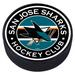 San Jose Sharks Striped Hockey Puck