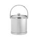 Kraftware Sophisticates with Brushed Chrome 3-quart Ice Bucket with Bale Handle and Metal Cover