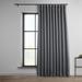 Exclusive Fabrics Faux Linen Extra Wide Room Darkening Curtains (1 Panel)