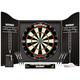 WINMAU Professional Dart Set includes Diamond Plus Dartboard - Black Cabinet - 2 Sets of Darts - Official Oche Line