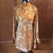 Free People Dresses | Free People Aries Mini Dress Golden Combo Size S | Color: Gold/Tan | Size: Various