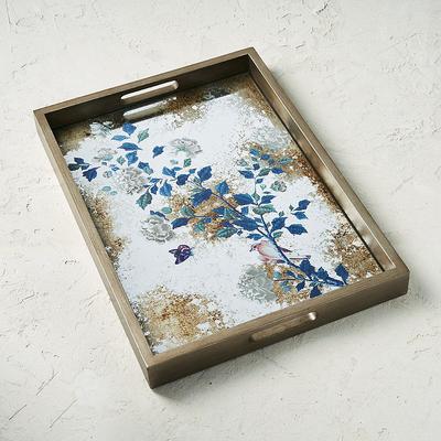 Nadine Mirrored Tray - Frontgate