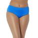 Plus Size Women's Mid-Rise Full Coverage Swim Brief by Swimsuits For All in Beautiful Blue (Size 12)