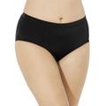 Plus Size Women's Chlorine Resistant Full Coverage Brief by Swimsuits For All in Black (Size 8)