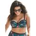 Plus Size Women's Madame Underwire Bikini Top by Swimsuits For All in Paradise (Size 14)