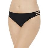 Plus Size Women's Triple String Swim Brief by Swimsuits For All in Black (Size 22)