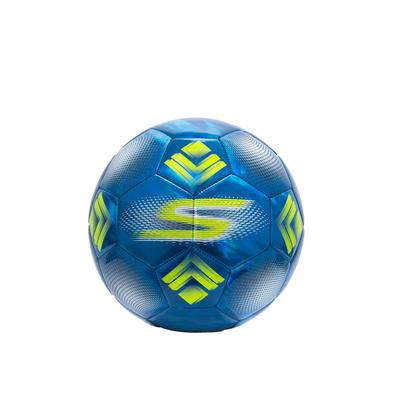 Skechers Hex Dusted Size 5 Soccer Ball | Silver/Blue | Rubber