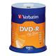 Verbatim Life Series DVD-R Spindle - 100 Pack, 16X, 4.7GB - 97177