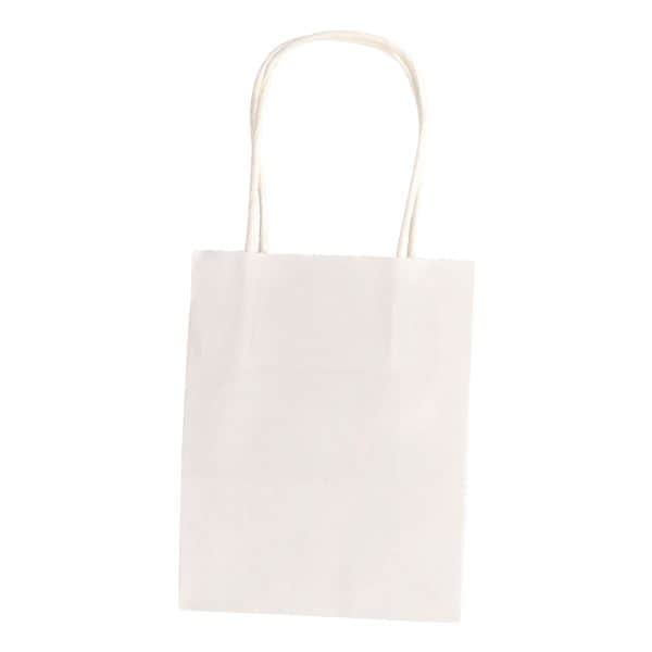 folia 20er-Pack Papiertüten Größe S - weiß weiß, 12x15x5.5 cm Image