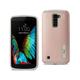 Lg K10 Solid Armor Dual Layer Protective Case In Rose Gold